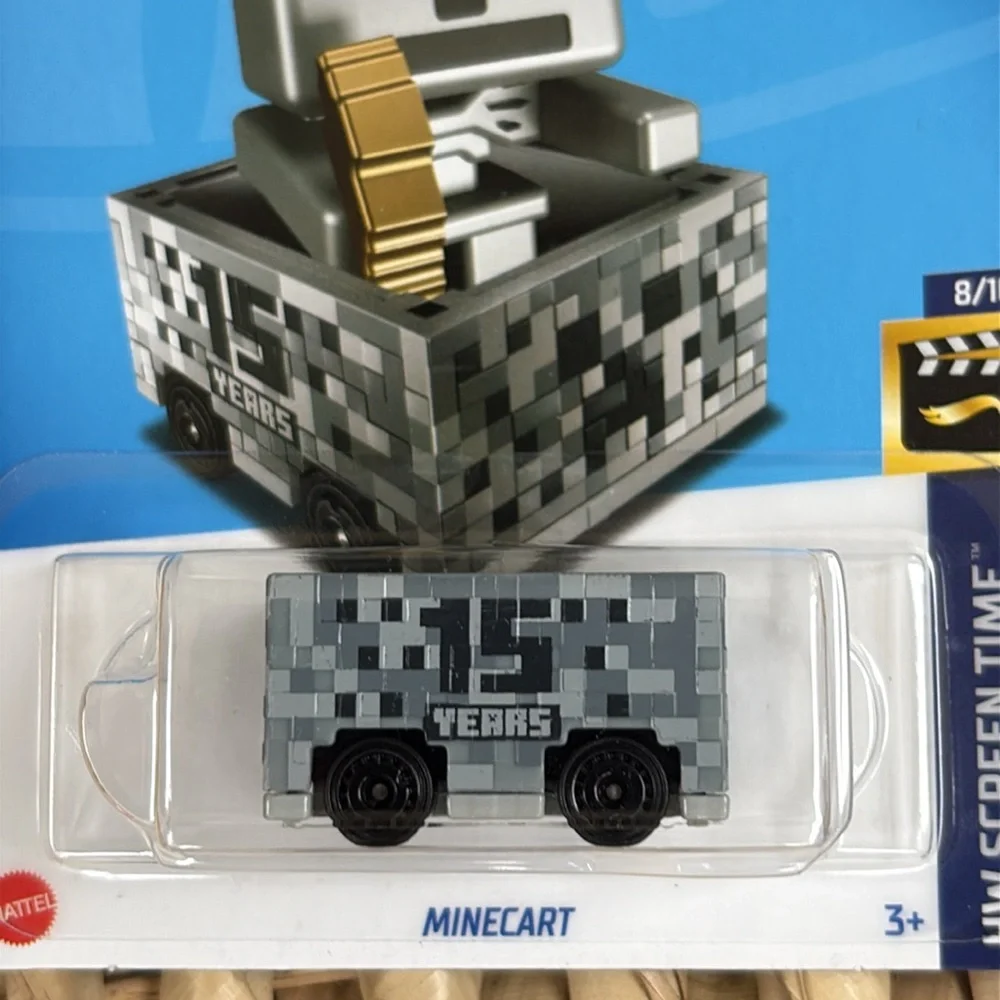 Hot Wheels Minecraft Minecart Hotwheels 15 Year Anniversary Video Game Car New